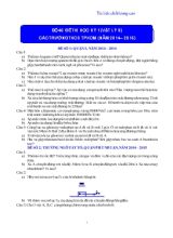 Bộ 40 đề thi học kỳ 1 (vật lý 8)